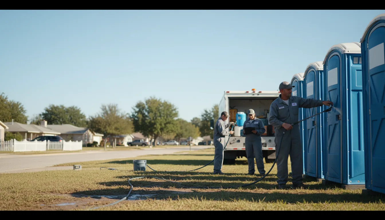 Long-Term Portable Toilet Rental in Delcambre, LA near me